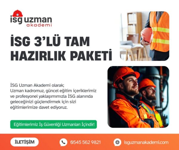 İSG 3’lü Tam Hazırlık Paketi
